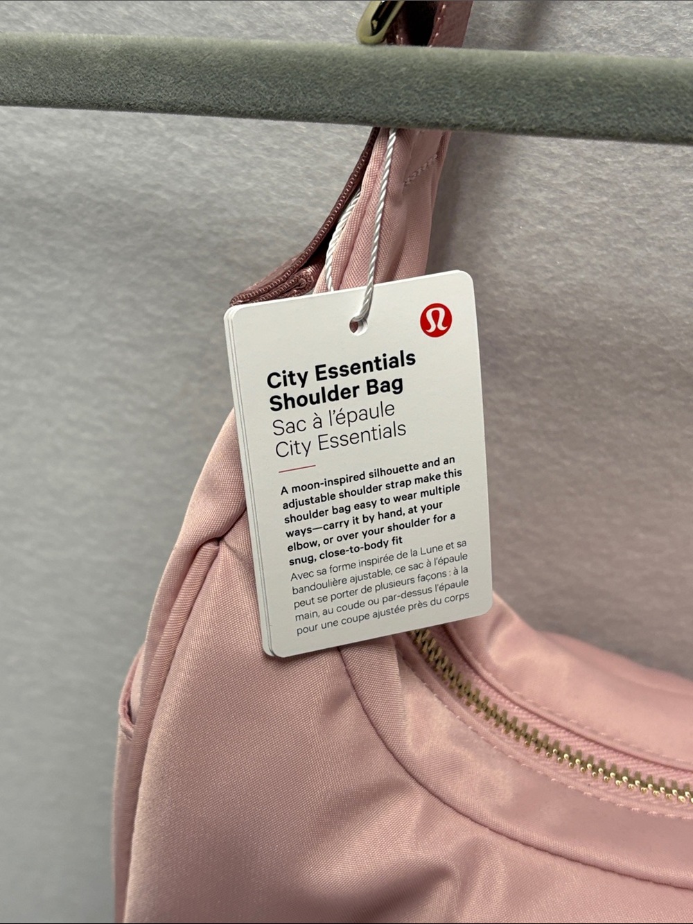 NWT Lululemon Haze Pink 4L City Essentials Shoulder Bag - Picture 5 of 5